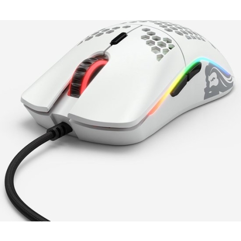 Glorious PC Gaming Race Model O- (small) - Muis - USB Type-A - Optisch - 3200 DPI - Rechtshandig - Mat Wit