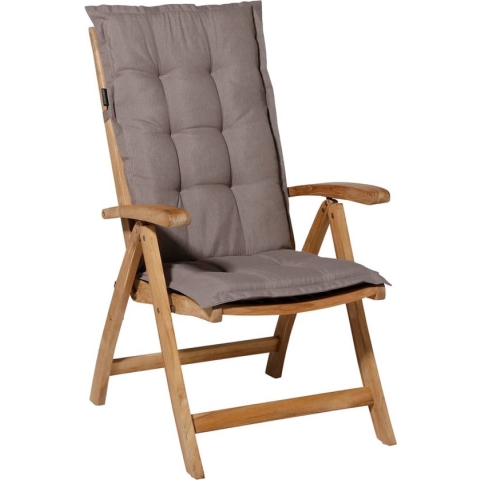 Madison tuinkussen hoog Panama 123x50 cm - taupe