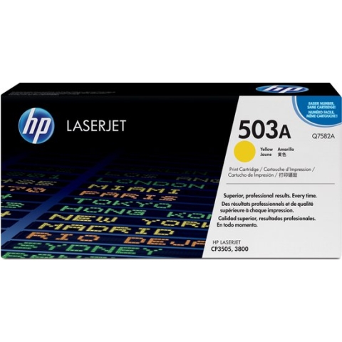 HP 503A - Tonercartridge / Geel