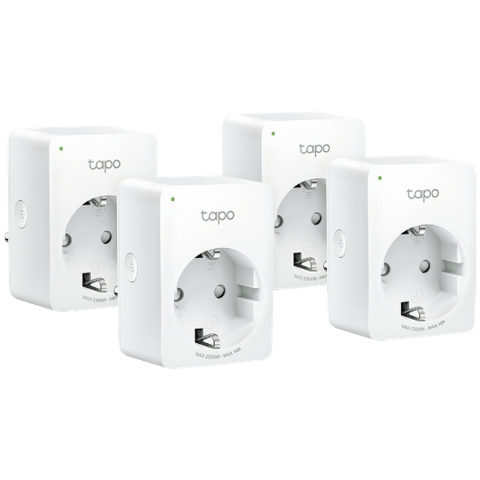 Tapo P100 (4-pack) Slimme Stekker Wit