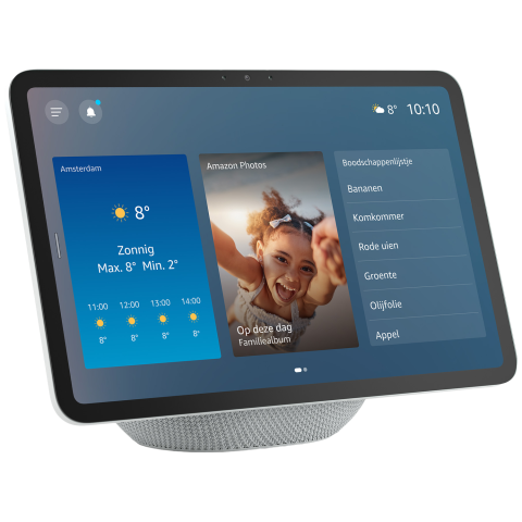 Amazon Echo Show 11 (2025 Release) - Glacier White Smart Display Wit