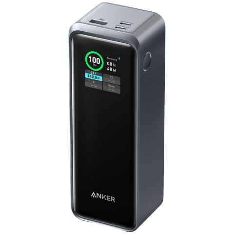 Anker Prime Powerbank 27.650 Mah 250w Zwart