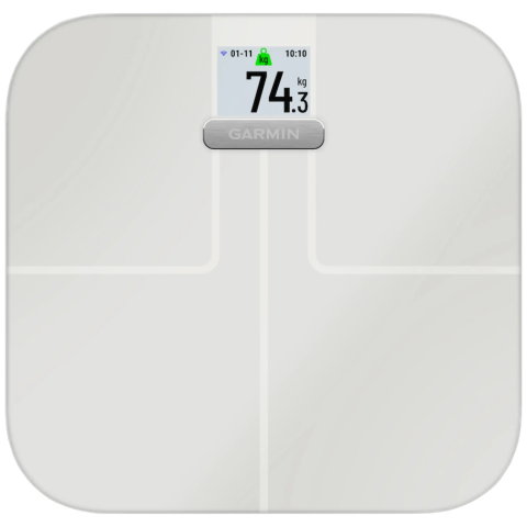 Garmin Index S2 Smart Scale Lichaamsanalyseweegschaal Wit