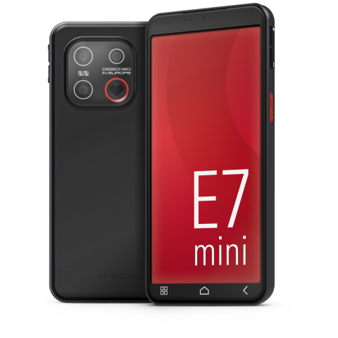 Emporia Smart 7 Mini Senior Smartphone - 128 Gb Zwart