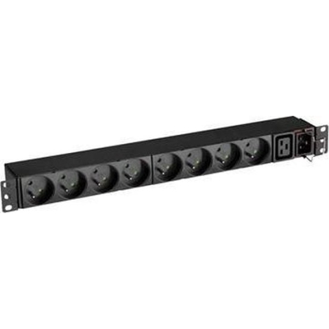 Eaton FlexPDU - Voedingsverdeeleenheid (rack-uitvoering) - 220-240 V wisselstroom V - 3000 VA - input: IEC 60320 C20 16A - uitgangen: 9 (IEC-connector Frans/UTE) - 1U - 19