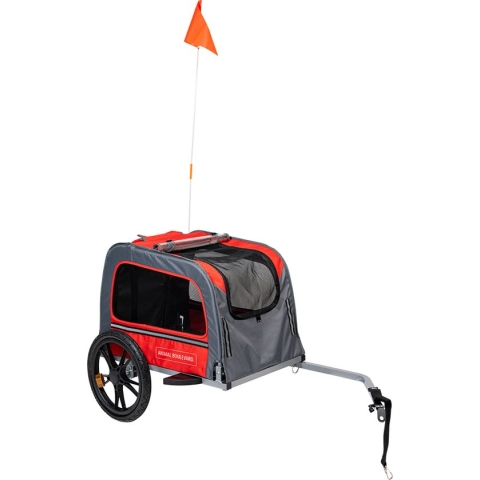 Hondenfietskar Animal Boulevard Rood/Grijs Medium - 130 x 63 x 78 cm