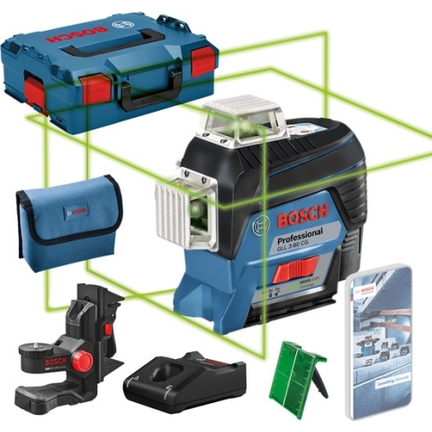 Bosch Professional GLL 3-80 CG BM 1 Lijnlaser - Met 12 V accu en lader