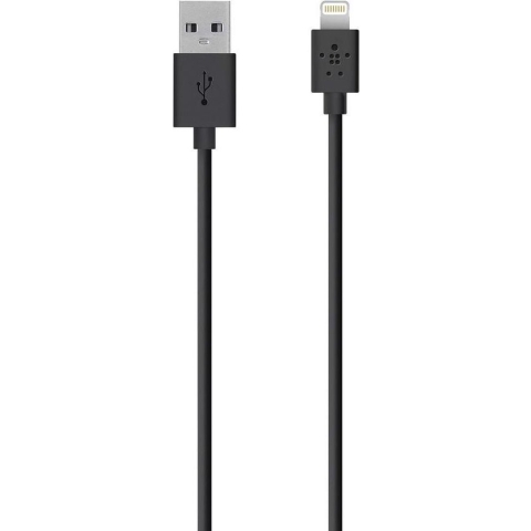 Belkin MIXIT Apple iPhone Lightning naar USB Kabel - 2 meter - Zwart