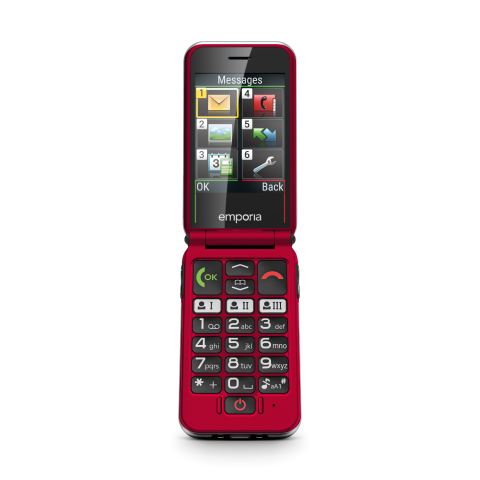 Emporia Joy 4g Senior Feature Phone - Rood 128 Mb