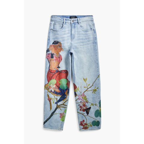 Boyfriend-jeans Hindi - BLUE - 40