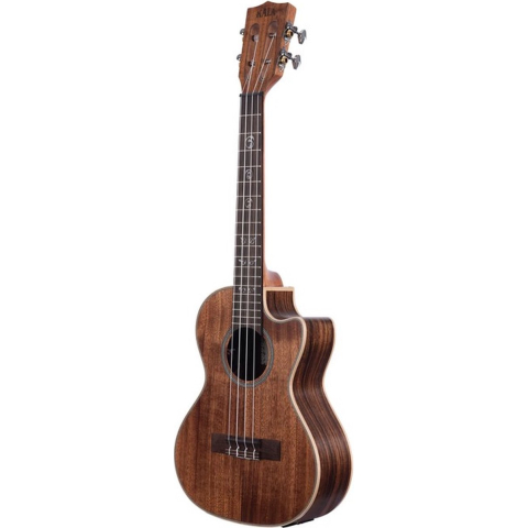 Kala KA-SA-TE C All Solid Acacia massieve elektrisch-akoestische tenor ukelele met koffer