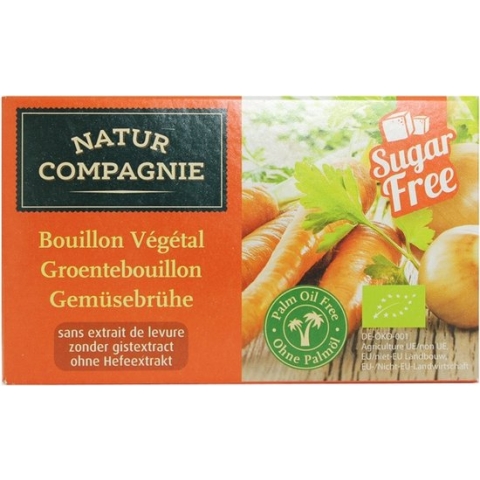 Natur Compagnie Groentebouillon Glutenvrij Bio 8 stuks