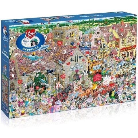 I Love Weddings Puzzel (1000 stukjes)