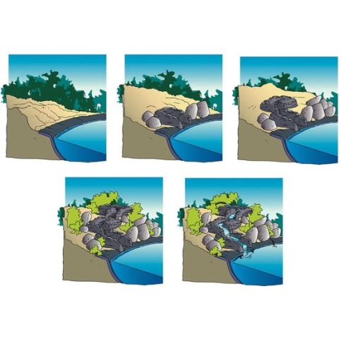 Ubbink - Colorado - Waterval start - beekloop - 54,2 x 75,5 x 16cm