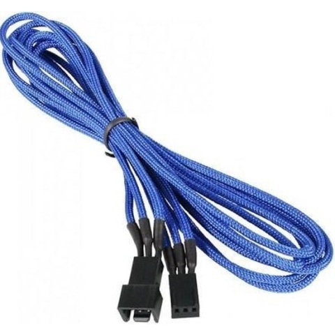 BitFenix BFA-MSC-3F60BK-RP kabeladapter/verloopstukje 3-pin Zwart, Blauw