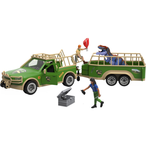 Playtive Dierenvoertuigen (Terreinwagen met aanhanger)