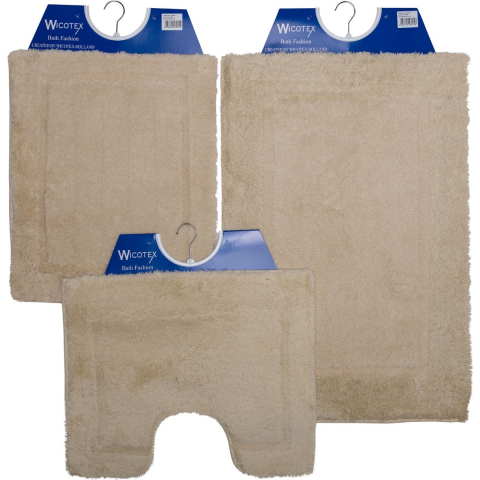 Wicotex bidetmat 60x90cm creme uni