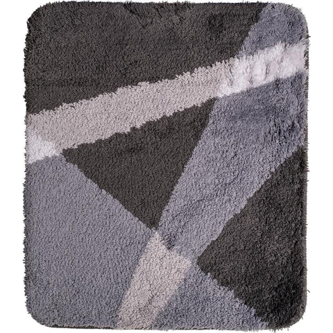 Wicotex bidetmat 50x60cm. acryl grijs