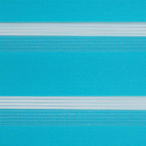 LICHTBLICK Duo rolgordijn Klemmfix (Blauw, 80 x 200 cm)