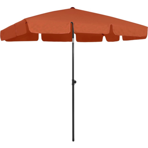 VidaXL Strandparasol 200x125 cm terracottakleurig