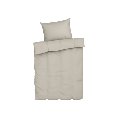 LIVARNO HOME Mousseline dekbedovertrek 140 x 200 cm (Beige)