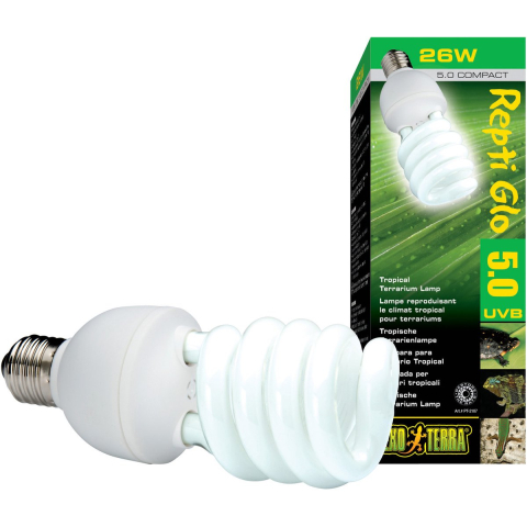Exo Terra reptile uvb 100 - terrarium verlichting - 25w