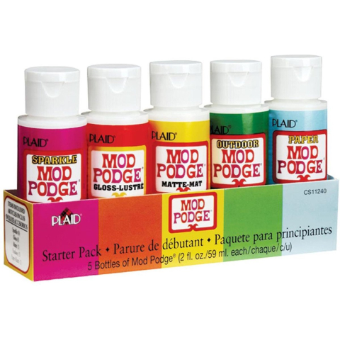 Mod Podge starters kits, 5x59ml 5x2 oz.