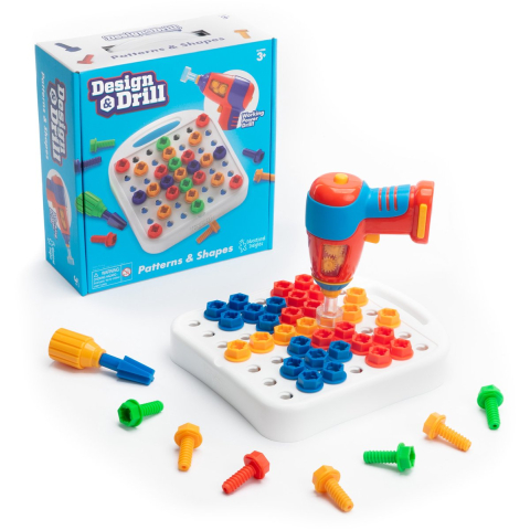 Learning Resources constructiespeelgoed design & drill patronen en vormen. - 3+