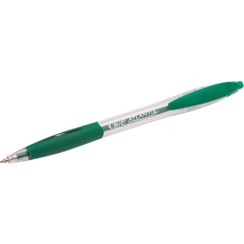 BIC Balpen atlantis classic m groen/doos 12