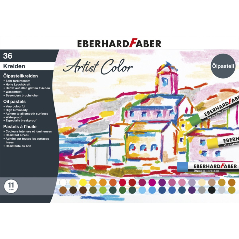 Eberhard Faber ef-522036 oliepastelkrijt efa 11mm doos a 36 st