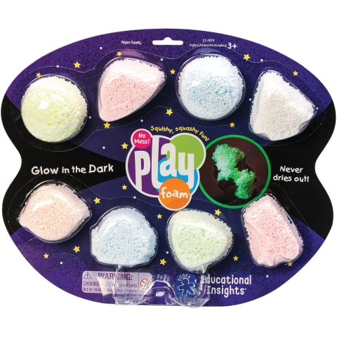 Learning Resources playfoam® glow in the dark (8 pack) - 3+