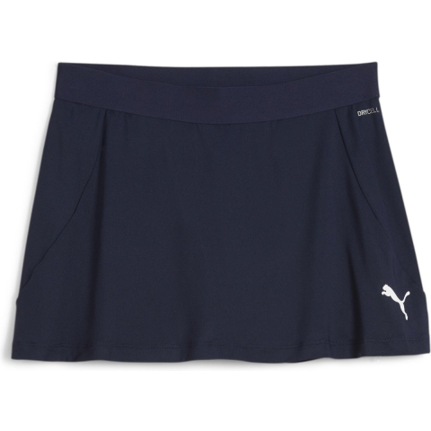 PUMA teamgoal skirt dames sportrok - navy- white