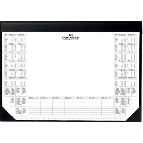 Durable schrijfonderlegger met kalender
