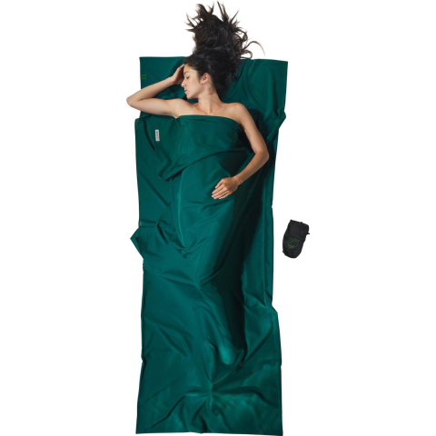 Cocoon travelsheet - lakenzak - microfiber - moss green