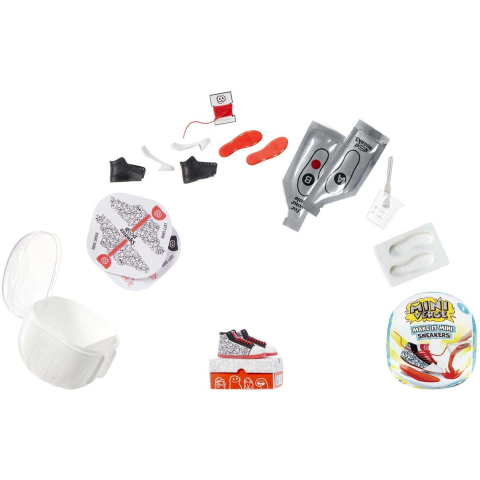 Miniverse make it mini sneakers - knutselset - ontwerp mini sneakers met accessoires