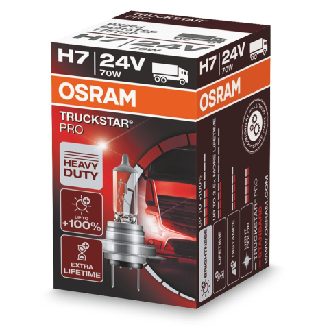 OSRAM Lamp 24v h7 70w px26 truckstar pro