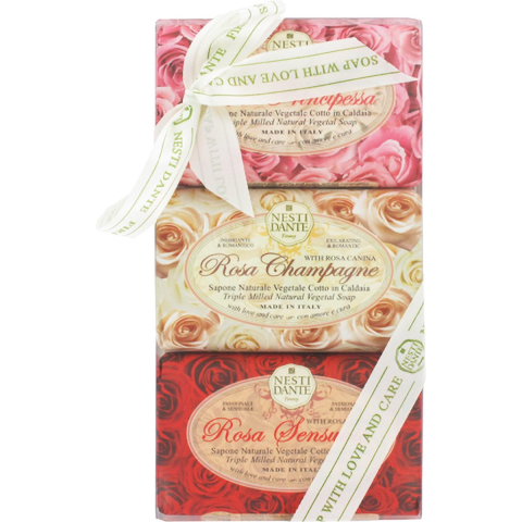 Nesti Dante geschenkset zeep rosa 3x150gr.