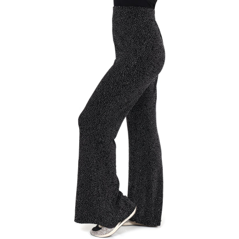 black flared pants