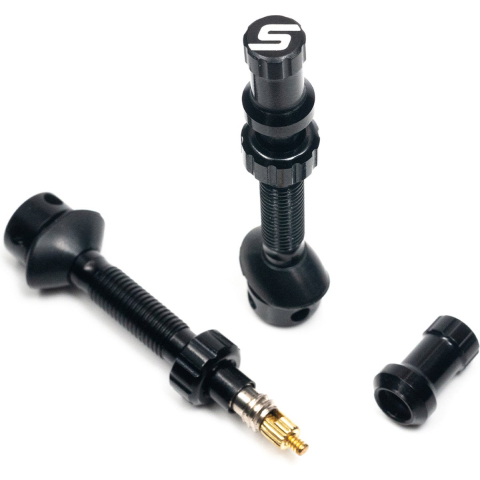 STAN'S tubeless universal+ valves - extra tall - black