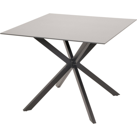 Crest tuintafel 90 x 90 cm antraciet