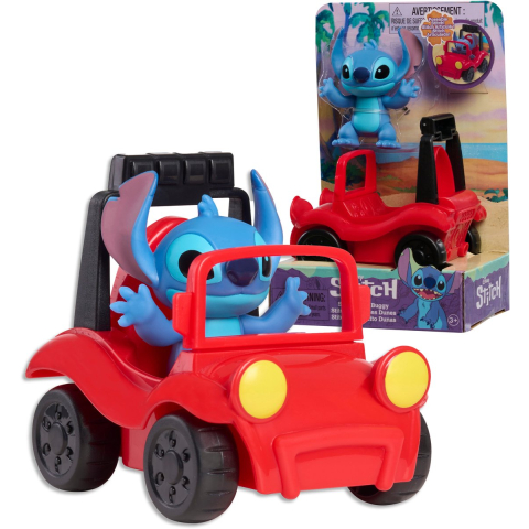 Just Play Stitch met strandbuggy speelgoedauto