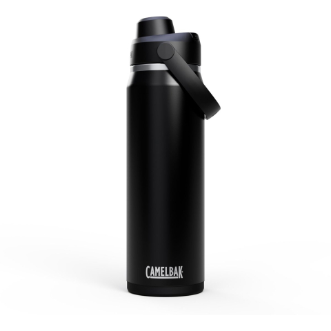 Camelbak thrive chug drinkfles - 750 ml - rvs - met draaidop - isolatie waterfles - zwart