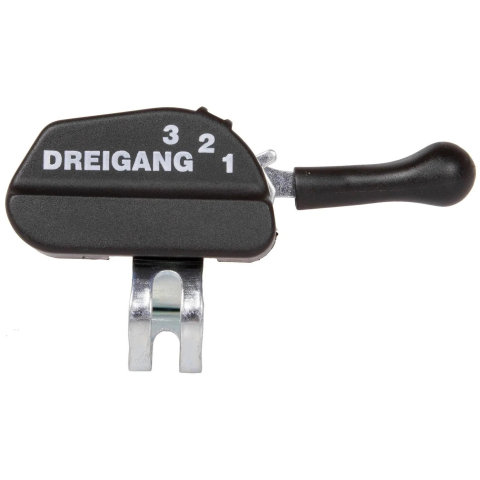 Messingschlager duimversteller "3 speed" trigger messingsch. 3 speed black