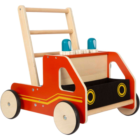 Small Foot - houten loopwagen brandweer