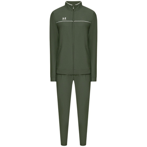 Under Armour ua m challenger tracksuit-grn heren trainingspak - marine od groen - wit