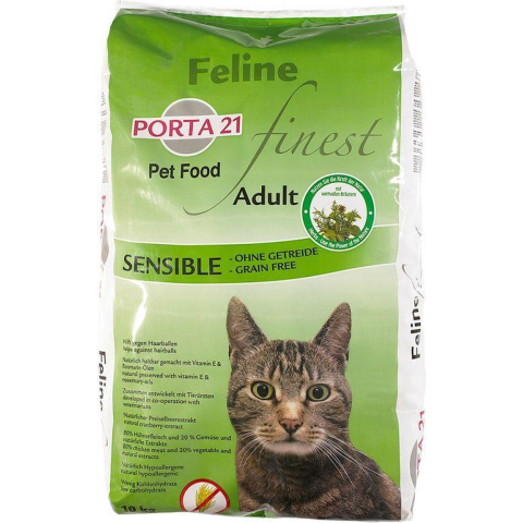 2kg Feline Finest Sensible Graanvrij Porta 21 Kattenvoer