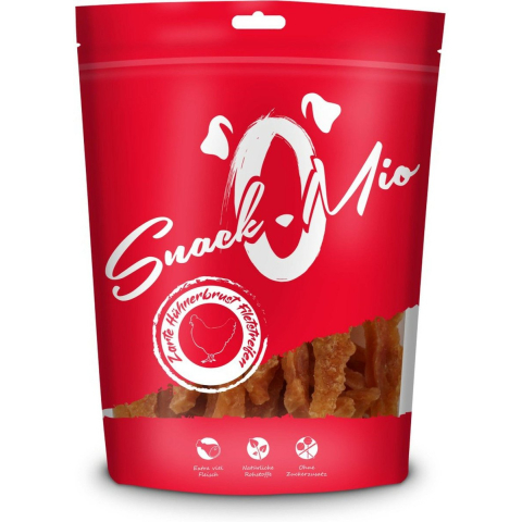 Voordeelpakket: 4 x ca. 500g SnackOMio Malse kipfiletreepjes hondensnacks