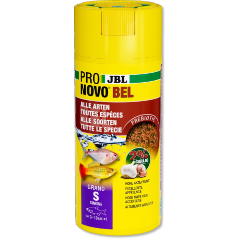 2x 250 ml JBL ProNovo Bel Grano S visvoer
