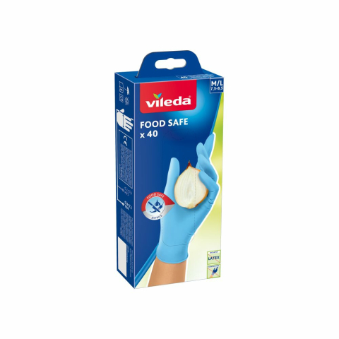 Vileda food safe handschoenen - 40 stuks