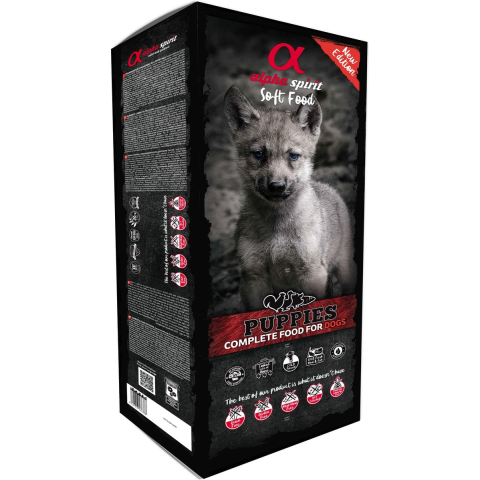 2x9kg Semi-Moist Complete Puppies Alpha Spirit Hondenvoer
